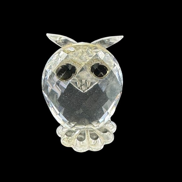 Swarovski Crystal Mini Figurines Swan Owl Cake Rabbit Vintage 1980s Made Austria - Picture 12 of 12